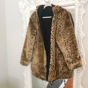 VINTAGE Leopard Cheetah Animal Print Jacket